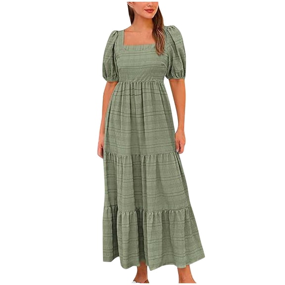 Summer Fashion Dresses for Women 2024 Plus Size Casual High-end Sleeveless Waist Cinching Large Hem Gentle Style Dress