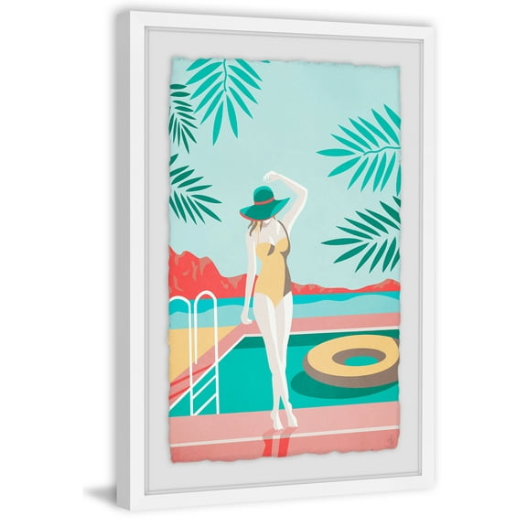 Summer Fashion Framed Painting Print