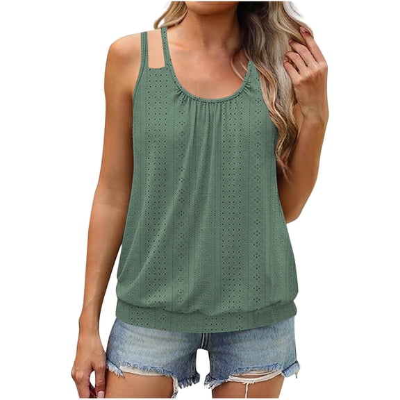 Summer Fashion Oversize Shirts for Womens 2025 Casual Sleeveless Solid Color Ladies V-Neck Top Blouse