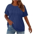 thumbnail image 1 of Summer Fashion Oversize Shirts for Womens 2025 Casual Solid Color Lock V-neck Sleeveless Top, 1 of 6