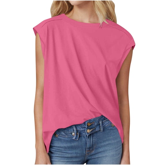 Summer Fashion Oversize Shirts for Womens 2025 Tees Trendy Cap Short Sleeve Shirts Casual Loose Top Outfits Clothes