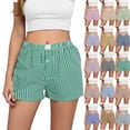 thumbnail image 1 of Summer Fashion Plus Size Biker Shorts women Trendy Clothes 2026 Casual And Comtable High Waist Loose Wide Leg Retro Checkered, 1 of 7