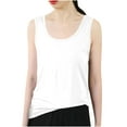 thumbnail image 1 of Summer Fashion Plus Size Tank for Women Trendy Clothes 2025 Solid Color Round Neck Sleeveless Casual Loose Up to 65% off!, 1 of 3