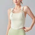 thumbnail image 1 of Summer Fashion Tank Tops For Women Loose Fit Sleeveless Round-Neck Solid Casual Regulars White Fitted Tank Tops S-XL, 1 of 4