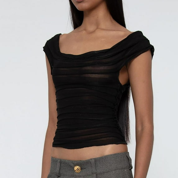Summer Fashion Tank Tops For Women Loose Fit Solid Color Lace Backless Black Summer Waistcoat S-L