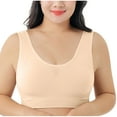thumbnail image 1 of Summer Fashion Womens Bras Plus Size Solid Color Seamless Sexy Back Yoga Shaping And Breast Collection Cingerie, 1 of 6