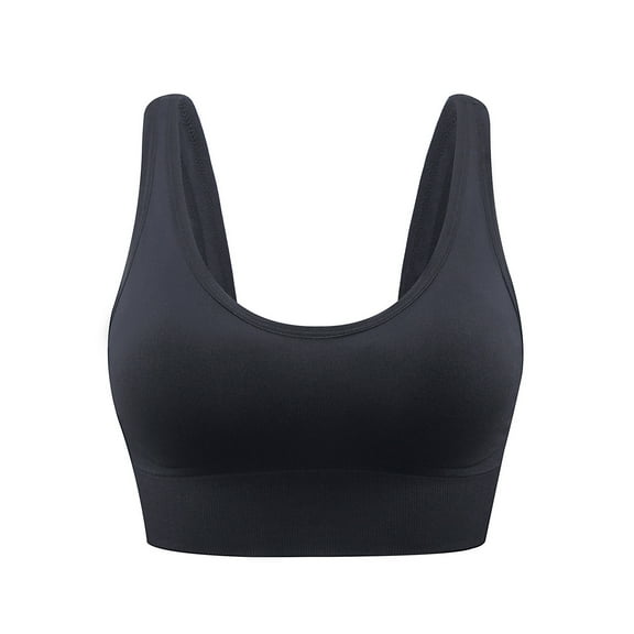 Summer Fashion Womens Bras Plus Size Yoga Solid Sleeveless Cold Shoulder Casual Tanks Tops Intimates Price Reduction Alert:50% Off!