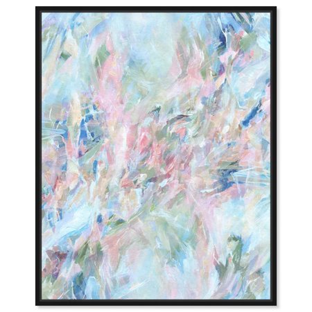 Summer Feelings I Canvas Print Bright Wall Decor by Art Remedy, Black Frame, 16 x 20