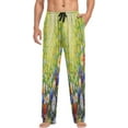 thumbnail image 1 of Summer Field Of Flowers Men's Pajama Pants Lightweight Sleepwear Bottom Lounge Pants, 1 of 6