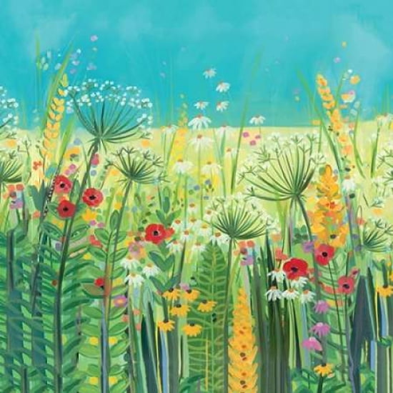 Summer Fields Canvas Art - Janet Bell (24 x 24)