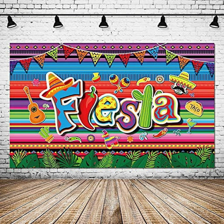 Summer Fiesta Party Decorations Mexican Theme Photography Backdrop