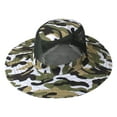 thumbnail image 1 of Summer Fishing Sunshade Hat Outdoor Camouflage Breathable Sandal Hat Western Cowboy Sunshade Hat Net Hat, 1 of 5