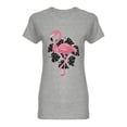 thumbnail image 1 of Summer Flamingo Graphic Shaped Tee Women's -Image by Shutterstock, 1 of 2