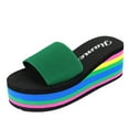 thumbnail image 1 of Summer Flat Slide Sandals For Womens Platform High Heel Comfy Nonslip Casual Water Sandals, 1 of 2