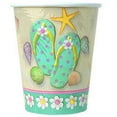 thumbnail image 1 of Summer 'Flip Flop Beach' 9oz Paper Cups (8ct), 1 of 1