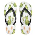 thumbnail image 1 of Summer Flip Flops Non-Slip Lightweight Rubber Sandals Vacation Beach Essentials Cute Frog Pattern, 1 of 8