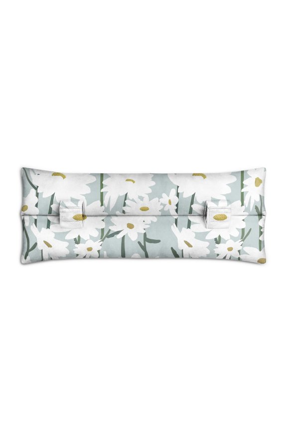 Summer Floral Daisy Seatbelt Pillow - Boho Post Surgery Cushion - Universal Fit for All Standard Car Seatbelts