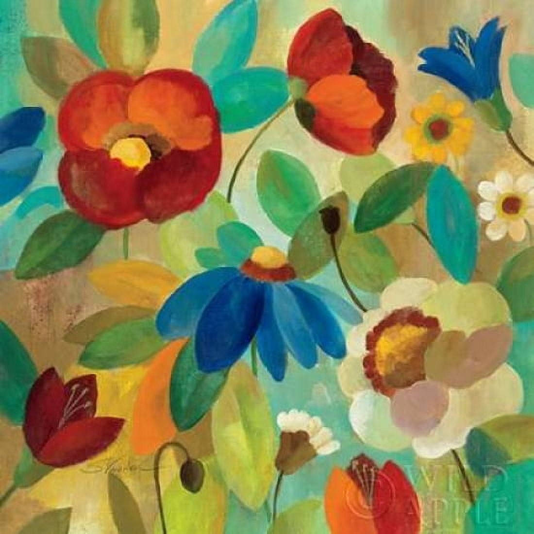 Summer Floral I Canvas Art - Silvia Vassileva (24 x 24)