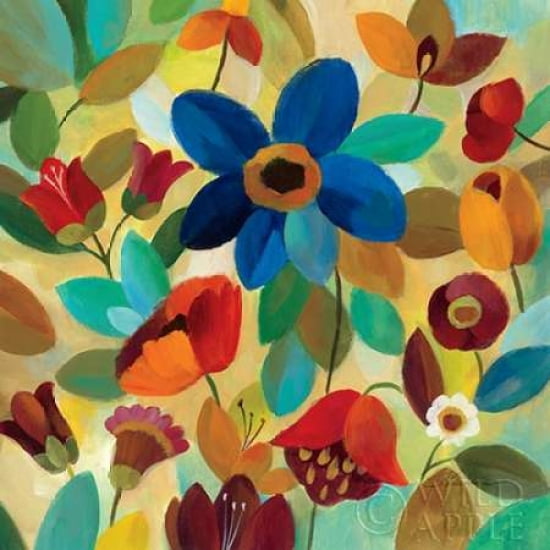 Summer Floral II Canvas Art - Silvia Vassileva (24 x 24)
