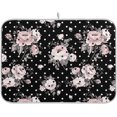 thumbnail image 1 of Summer Floral Lemon Kitchen Drying Mats for Dishes Kitchen Draining Mat Absorbent Dish Drying Pad for Kitchen Counter 18 x 24 Inch, 1 of 6