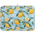 thumbnail image 1 of Summer Floral Lemon Kitchen Drying Mats for Dishes Kitchen Draining Mat Absorbent Dish Drying Pad for Kitchen Counter 18 x 24 Inch, 1 of 6
