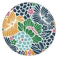 thumbnail image 1 of Summer Floral Round Table Cover Elastic Edge Waterproof Tablecloth with Aesthetic Floral Design, 1 of 5