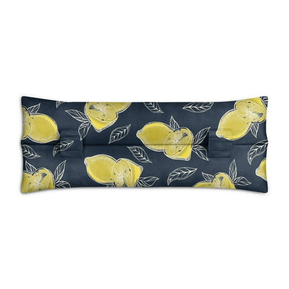 Summer Floral Seatbelt Pillow for Post-Surgery - Mastectomy Breast Cancer Heart Surgery Recovery Cushion - Soft Car Travel Pillow (Lemon & Bees Design)