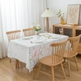 thumbnail image 1 of Summer Floral Tablecloth 60" X 84" Oblong/Rectangle Tablecloth - Wild Flower Butterfly Polyester Table Cover Reusable Water Resistant for Picnic Party Dinner Holiday Table Décor, 1 of 6