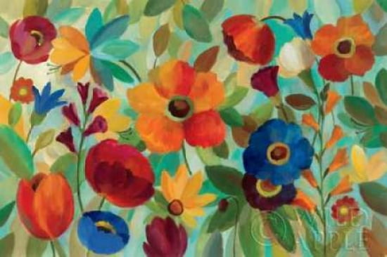 Summer Floral V Canvas Art - Silvia Vassileva (12 x 18)