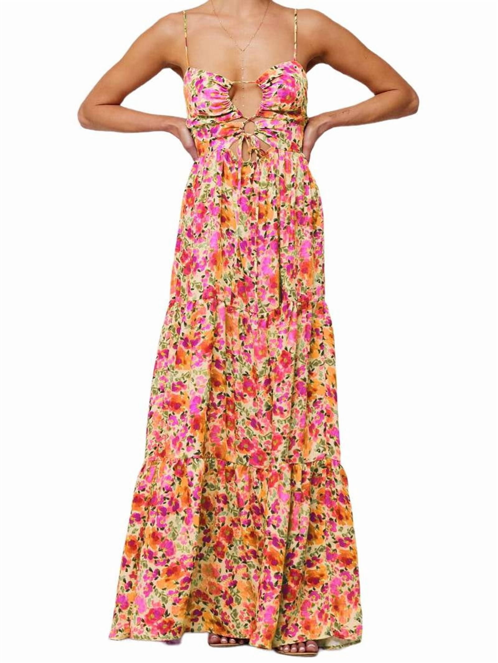 green emerald velvet dress Orange Florals Flowy Maxi Dress  Purple Door Boutique