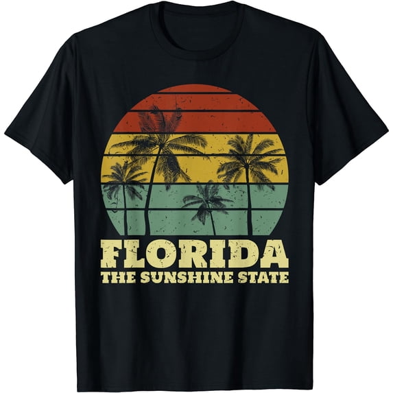 Summer Florida The Sunshine State Surf Style T-Shirt