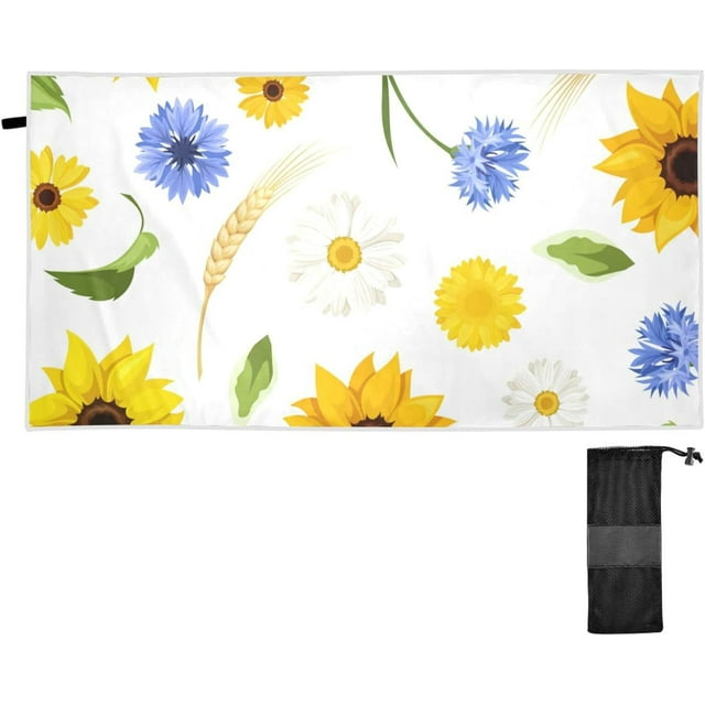 Summer Flowers Beach Towel 30