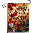 thumbnail image 1 of Summer Flowers Garden Flag Dragonfly House Flag Spring Welcome Garden Flags 12 x 18 Double Sided Floral Flags for Patio Lawn Home Outdoor Decor, 1 of 7