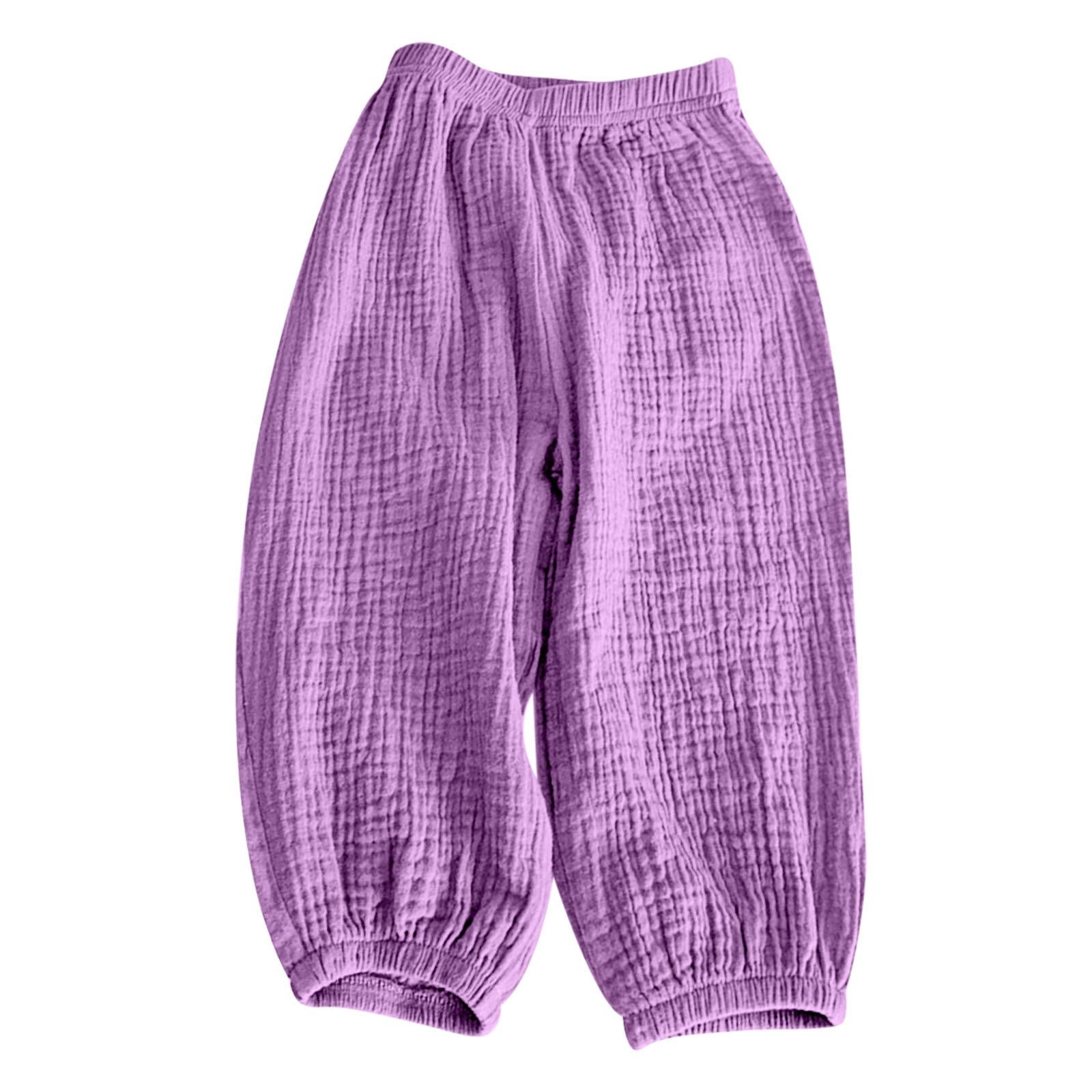 Kids Girls Wide Leg Cropped Palazzo Pants Trousers | Fruugo NO
