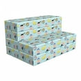 thumbnail image 1 of Summer Foldable Mattress, Young Boys Ducks and Balls, 74.8" x 39.4", Pale Teal Multicolor, by Ambesonne, 1 of 6