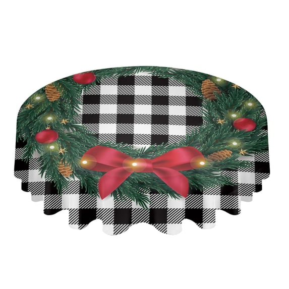 Summer Forest Pine Trees Table Cloth Waterproof Wedding Holiday Tablecloth Coffee Table Decor Table Cover