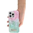 thumbnail image 1 of Summer Fresh Macaron Butterfly Phone Case, Hidden Stand, Butterfly Stand, Small Fresh Design, Anti-fall and Anti-friction, for iPhone 15 14 13 12 11 Pro Max Phone Case (P1,iPhone 11 Pro Max), 1 of 7