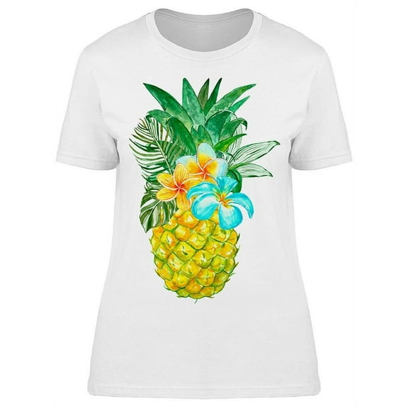 Summer Fresh Pineapple T-Shirt Women -Image by Shutterstock, Female 3X-Large
