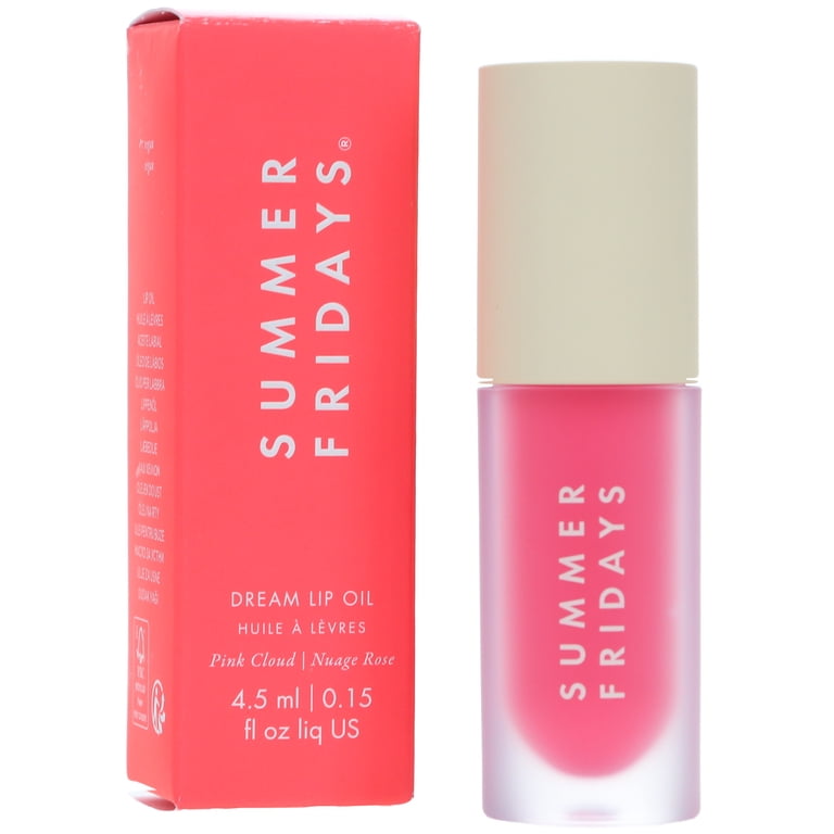 Summer Fridays, Lip Oil, Pink Cloud 0.15 oz, Hydrating Glossy