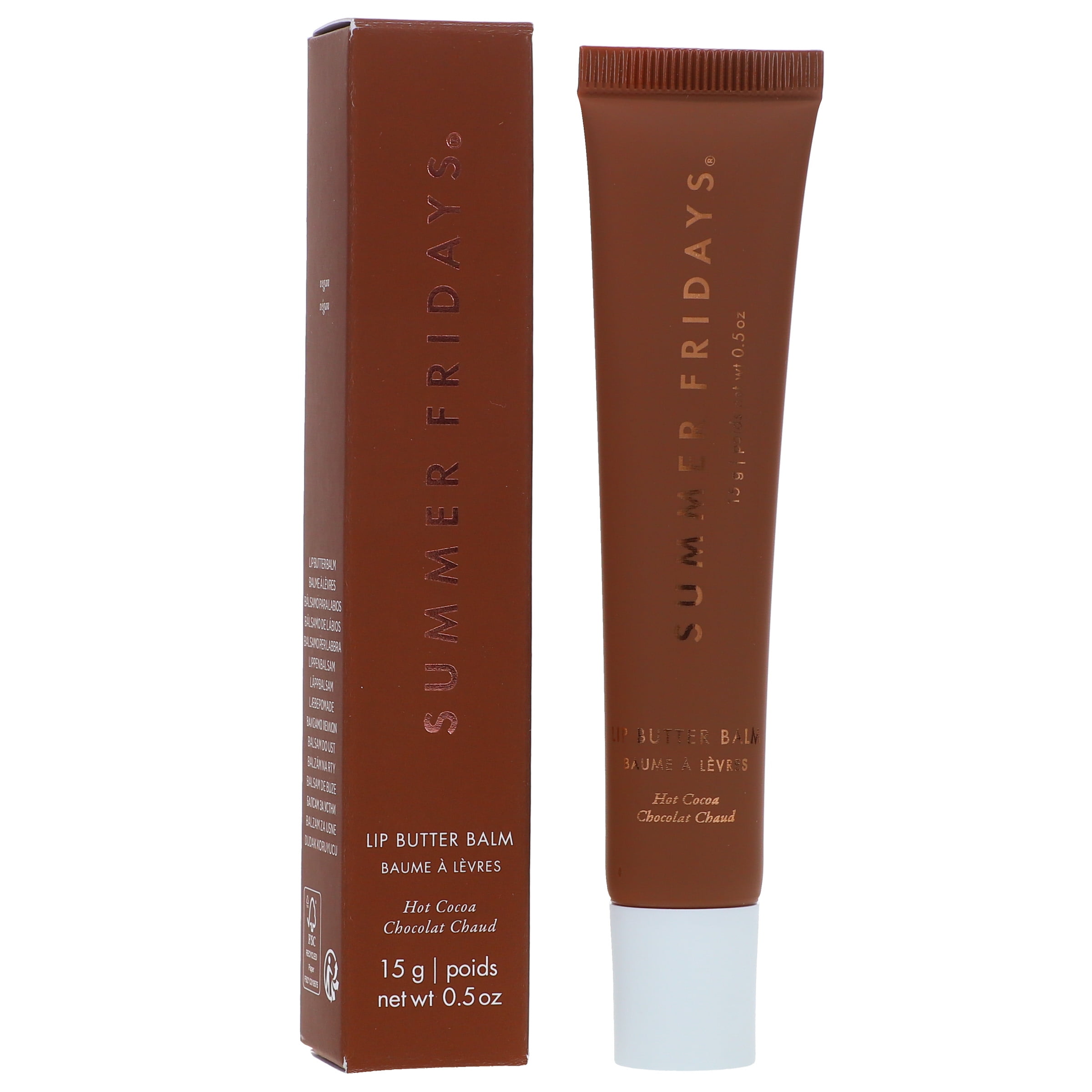 Summer Fridays Lip Butter Balm Hot Cocoa 0.5 oz