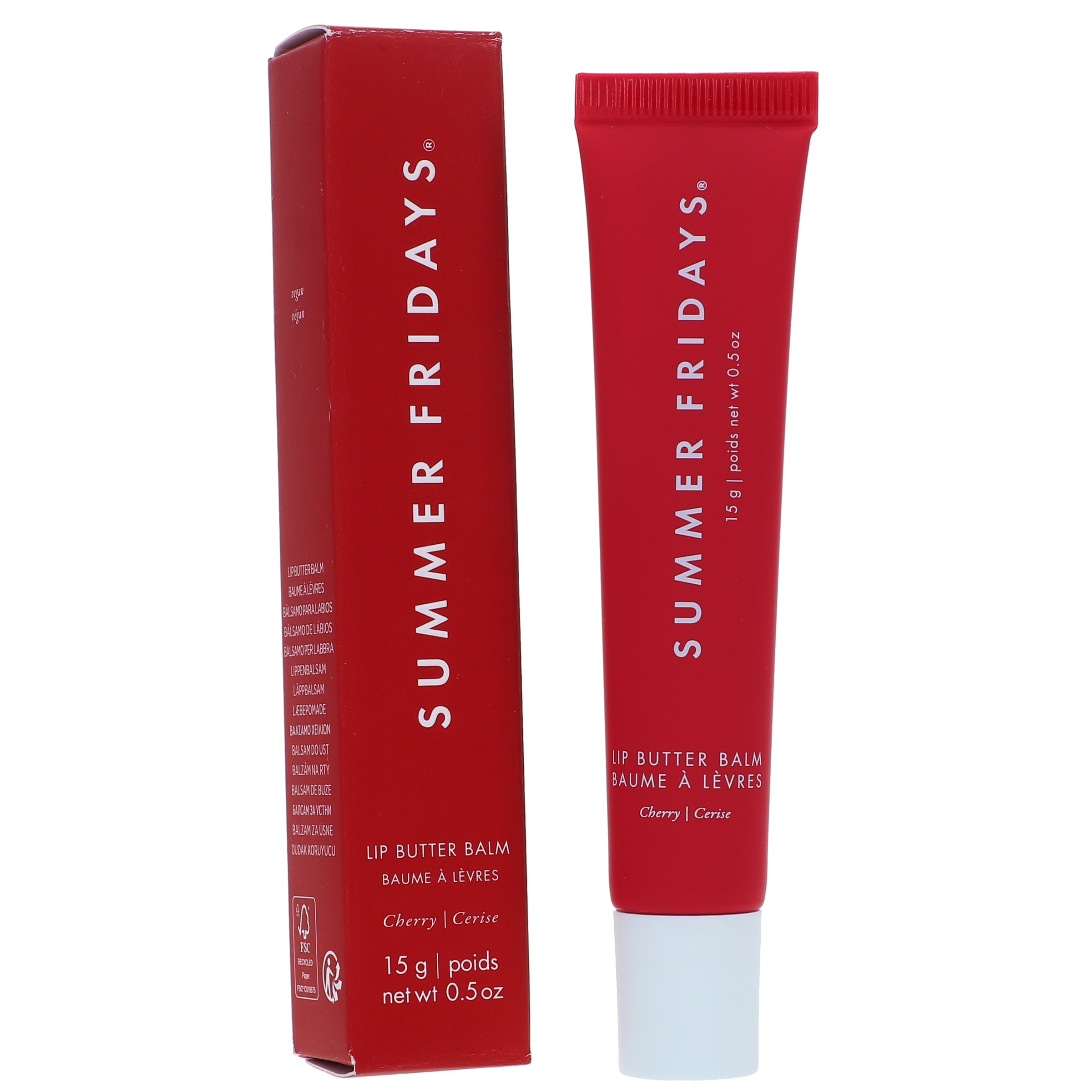 Summer Fridays Lip Butter Balm Cherry 0.5 oz