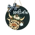 Summer Front Door Decoration Wearing Flower Headplate 3D Farmhouse
