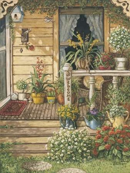 Summer Front Porch Canvas Art - Janet Kruskamp (18 x 24)