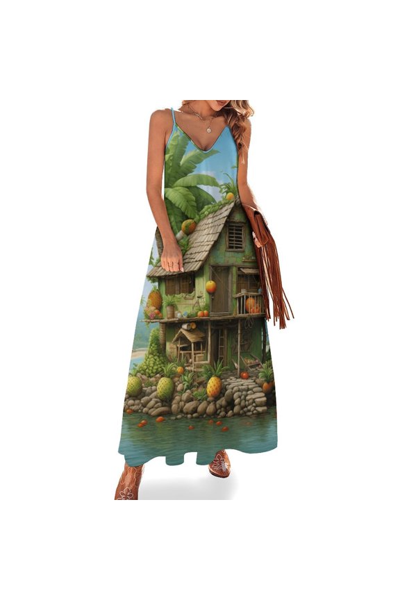 Summer Fruit Kingdom Sleeveless Dress Women's Luxury Party Dress Birthday Dresses for Women