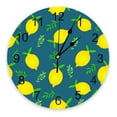 thumbnail image 1 of Summer Fruit Lemon PVC Wall Clock Modern Design Living Room Decoration Wall Clock Home Decore Wall Digital Clock, 1 of 5