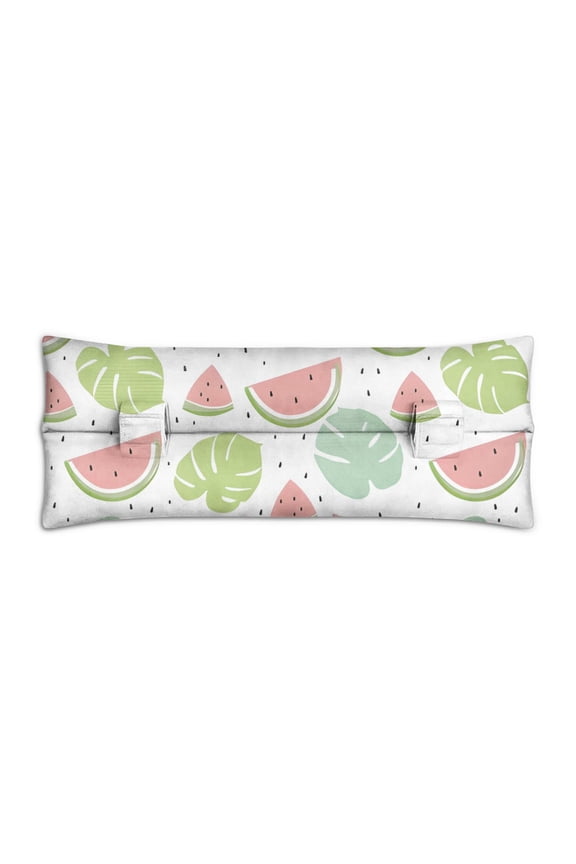Summer Fruit Print Chest Surgery Recovery Pillow - Machine Washable Seatbelt Protector for Daily Commute