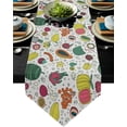 thumbnail image 1 of Summer Fruit Red Pomegranate Green Leaf Table Runner Table Art Home Party Country Wedding Decoration Tablecloth Table Runners, 1 of 5