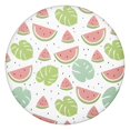 thumbnail image 1 of Summer Fruit Round Table Cover Waterproof, Windproof Elastic Edge Design for Casual Dining and Entertaining, 1 of 3