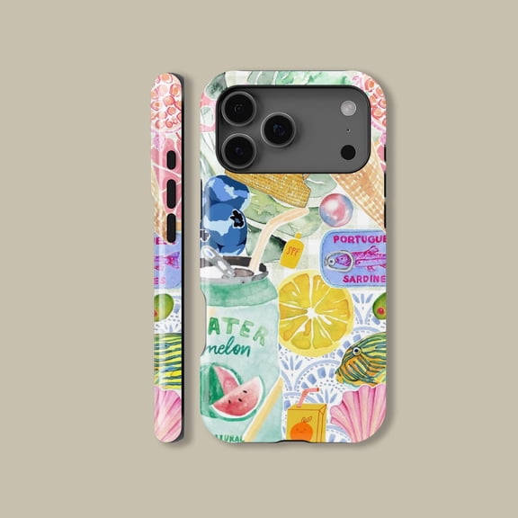 Summer Fruit Seafood Collage MagSafe Case for iPhone Samsung Ocean