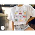thumbnail image 1 of Summer Fruit Stamp T-Shirt, Vintage Postage Tee, Cottagecore Gardening Shirt, Farmer's Market Aesthetic, Trendy Summer Outfit, 1 of 5
